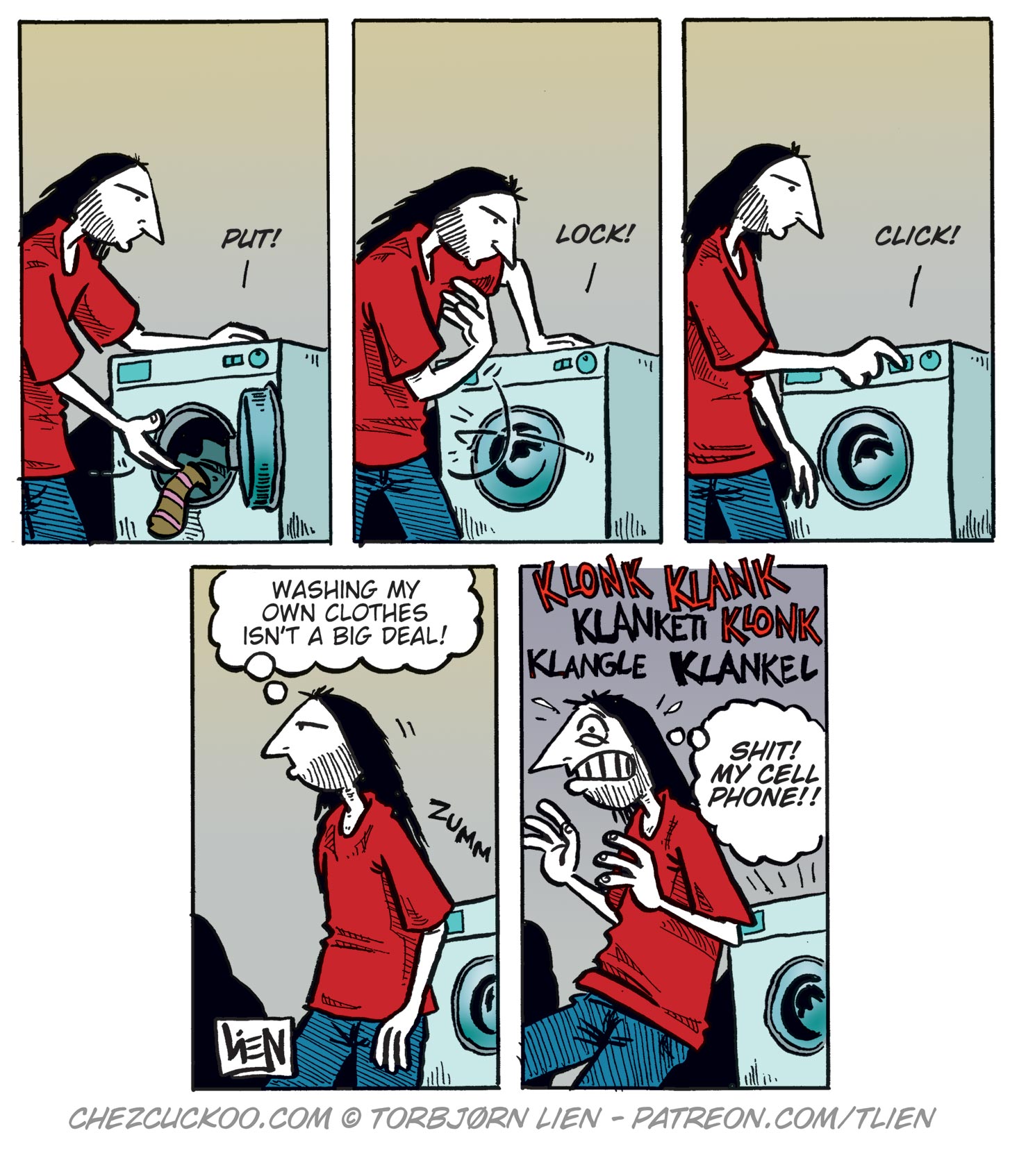 Washing clothes