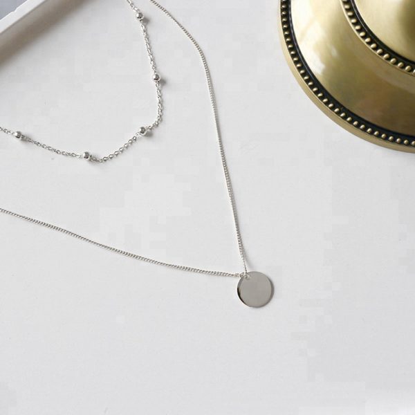 Dainty Disc Chain Necklace - Chicsmyck