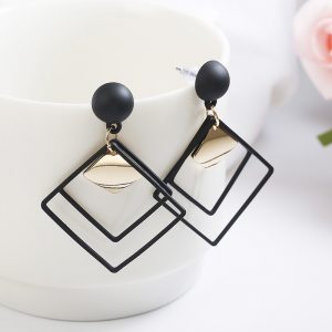 Fashion Multi Square Earrings - ChicSmyck