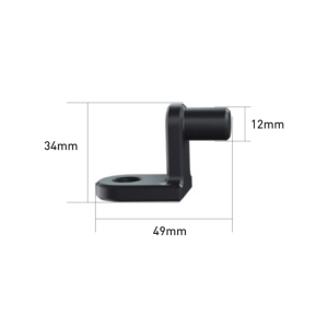 Forlængerarm til sidespejl (12mm - kort)