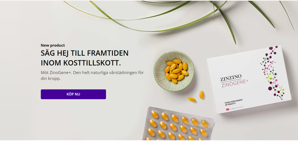 ZinoGene+ är den senaste innovationen för kosttillskott