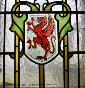 Draig/Dragon Stained Glass Window