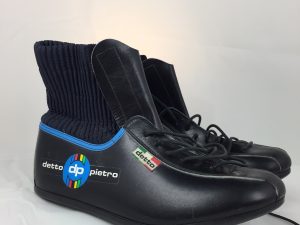 Detto Pietro Hi-Top Leather Cross Shoes