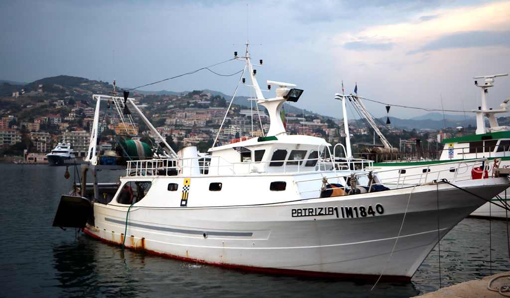 M/B Patrizia in the habour of Sanremo