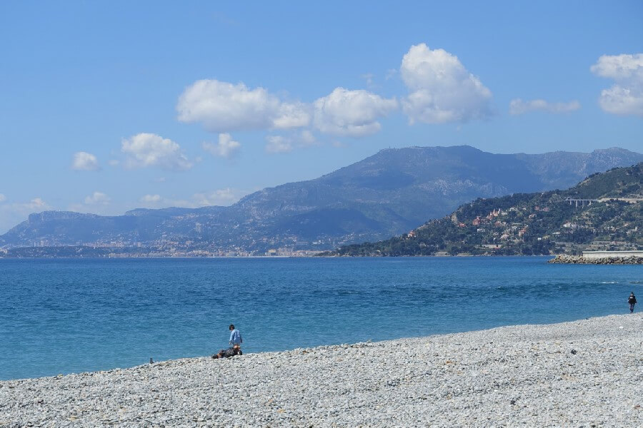 Not an Australian’s idea of a proper beach, but the sea and the coast line is definitely worth it