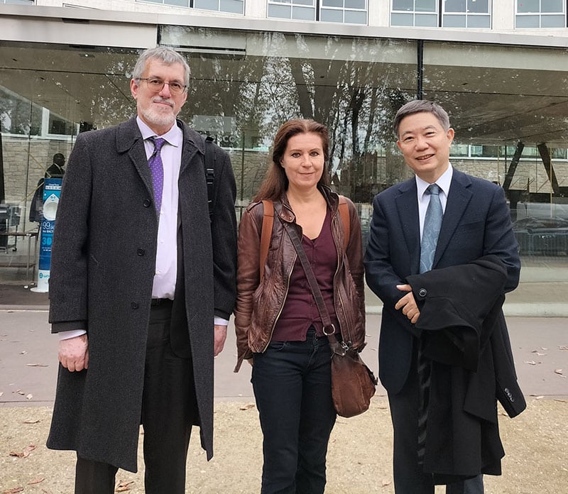 The President of the Chiang Ching-kuo Foundation for International Scholarly Exchange, Professor Chun-i-Chen visited the International Council for Philosophy and Human Sciences in Paris