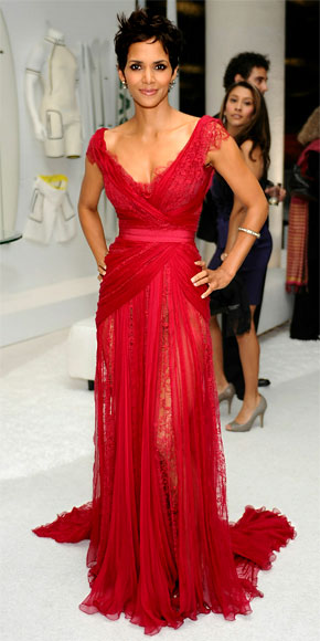 Halle Berry in Elie Saab