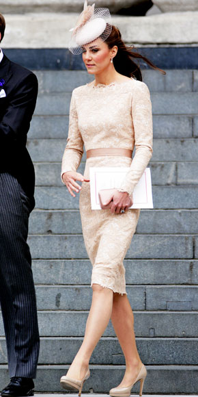 Catherine Middleton in Alexander McQueen