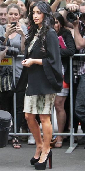 Kim Kardashian in Christian Louboutin