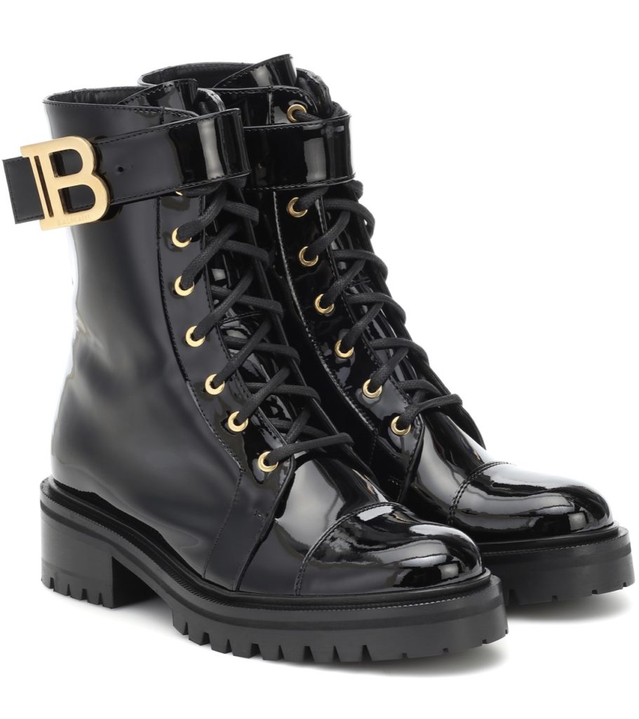 combat boots Balmain