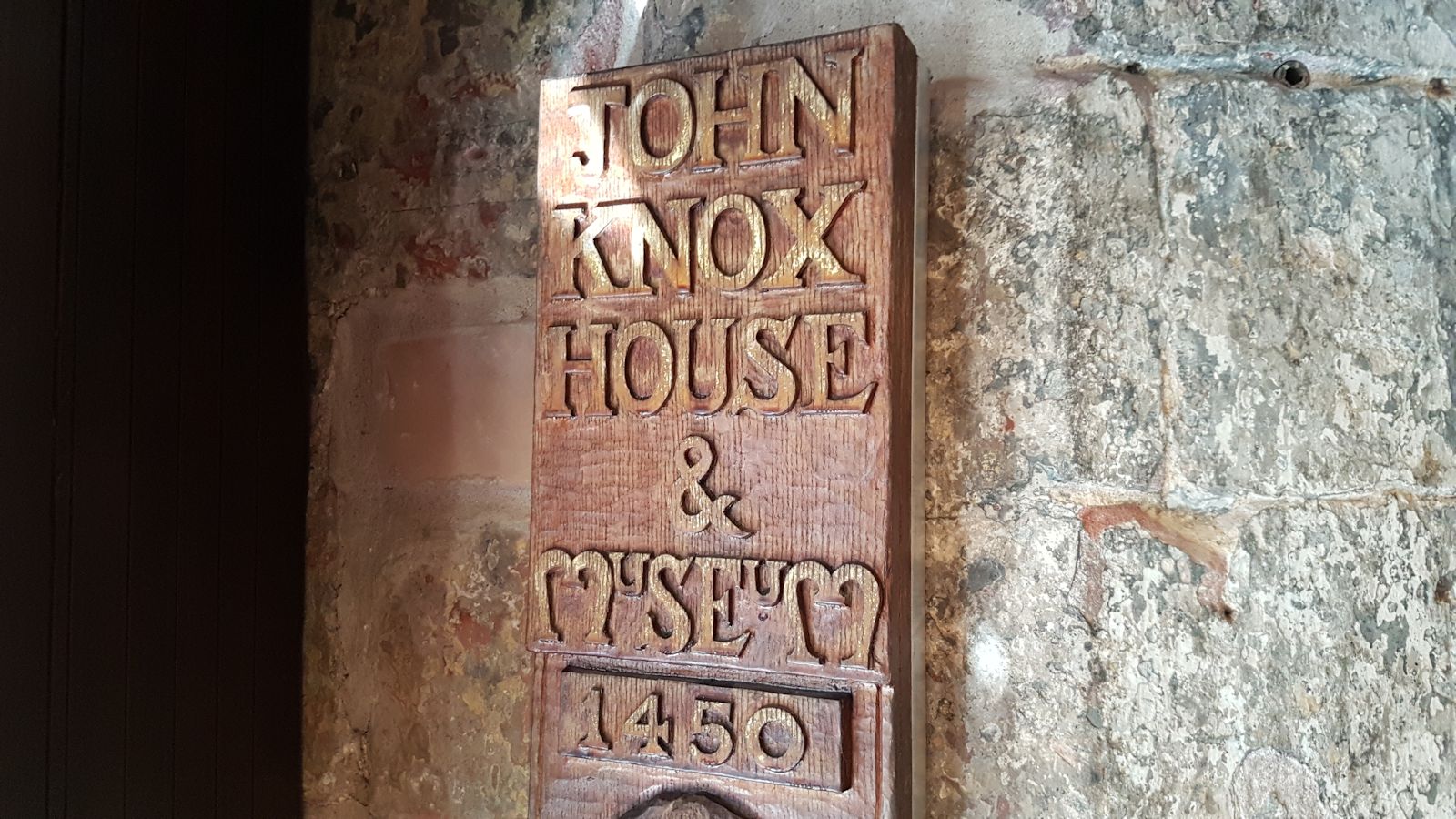 John Knox House Plaque