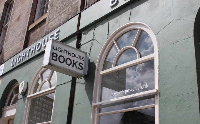 The outside of Lighthouse Books Bookshop