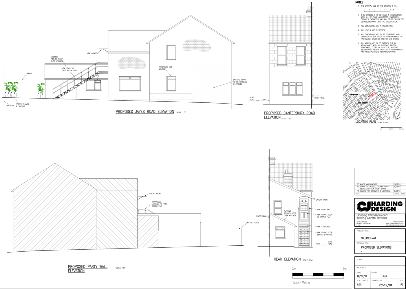23519-04 P3 PROPOSED ELEVATIONS