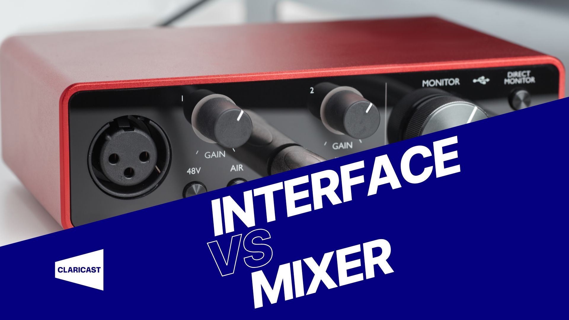 Audio Interface vs. Mixer for Podcasting (Which Should You Get