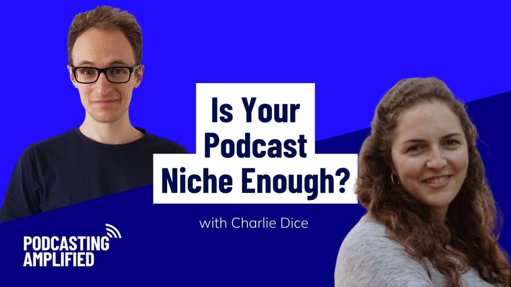 is your podcast niche enough text header