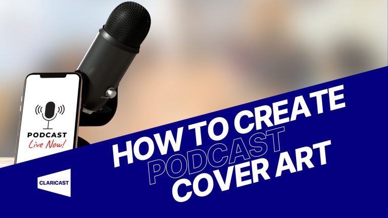 how to create podcast cover art header image