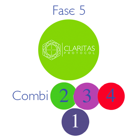 Claritas Protocol<br> Fase 5 – 6 weken<br> Losse flesjes Suffectus, Combi 234 & AuraAid
