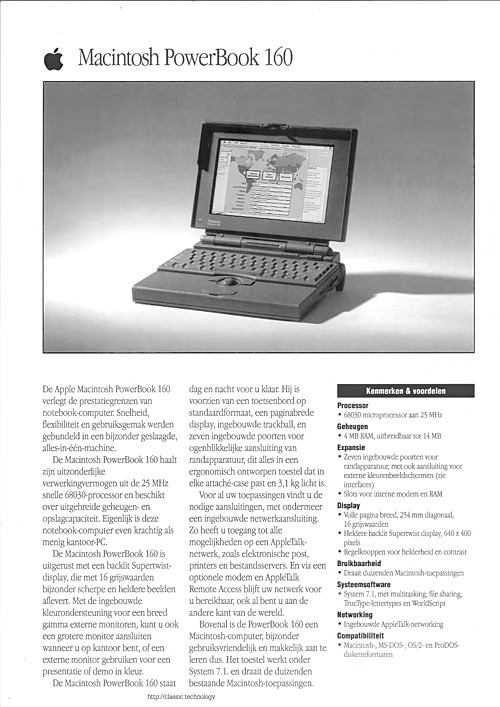 Macintosh PowerBook 160