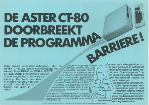 Aster CT-80 Info Sheet