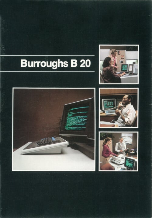 Burroughs B 20 - Classic Computer Brochures