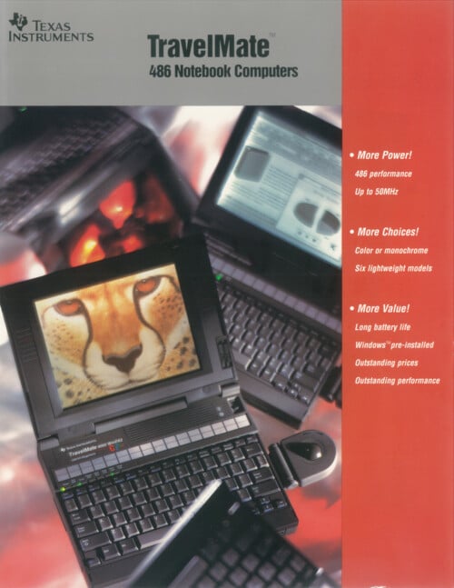 Texas Instruments TravelMate 486 Notebook Computers