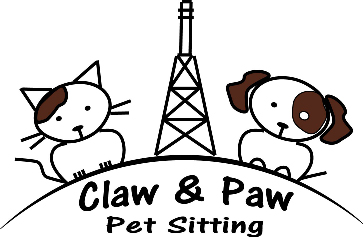 Claw and Paw Pet Sitting Logo