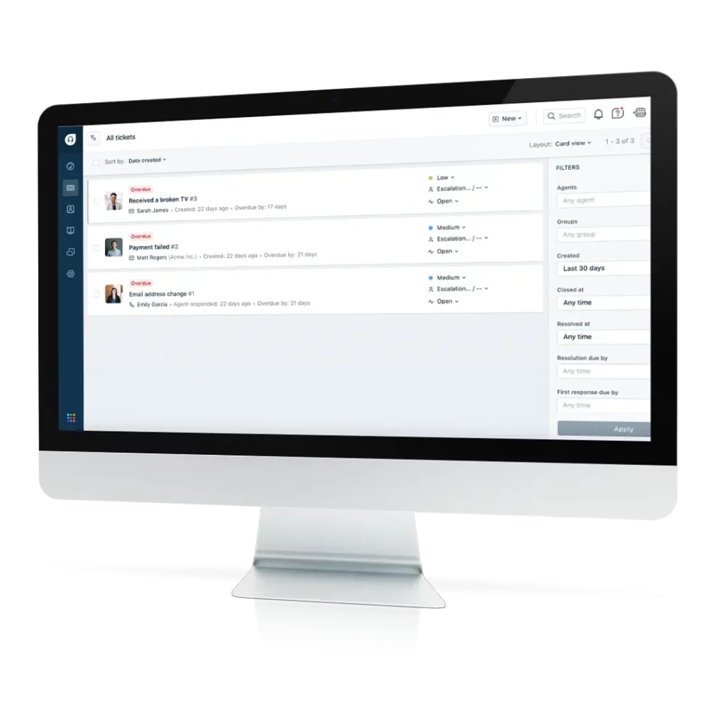 Get a free demo of Freshdesk. Then you have the opportunity to see if the system fits your needs and wishes.