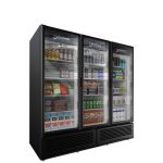 Three Glass Door Refrigerator