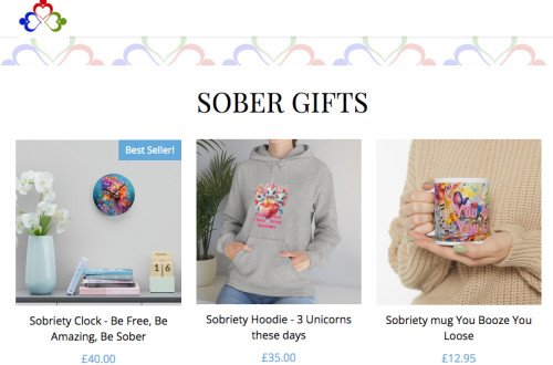 sober gift shop - sobriety gifts - gifts for being sober