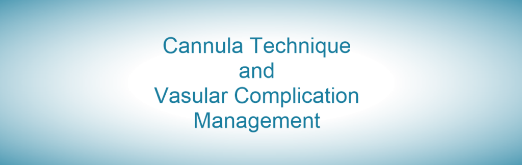 cannula and complications management
