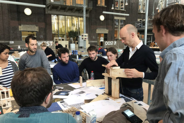 Guillem Colomer as guest critic at The Berlage design master class