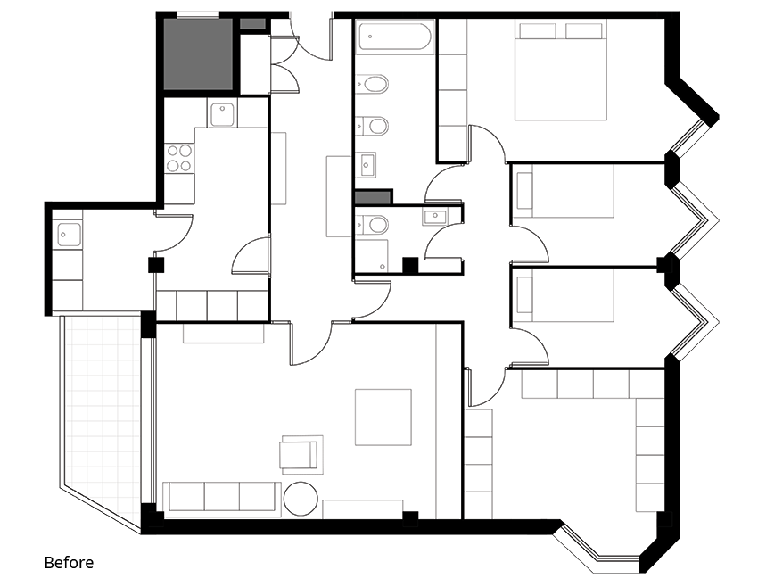 COFO-M&I Apartment-Sabadell-floorplan-before