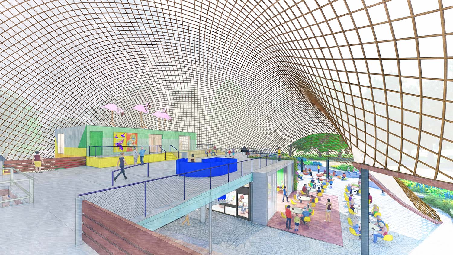 SAVE THE MULTIHALLE! designed by Frei Otto in Mannheim - Competition