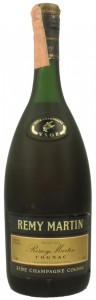 '1L e' bottle; on the left above: produce of France.