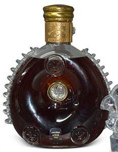 Sticker with 750ml 80 proof