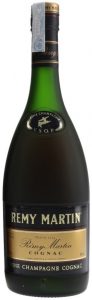 bottom left: '70cl e'; bottom right 40%; top left: produce of France; with a paper duty seal, Spanish import (1980s)