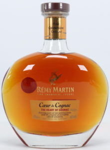70cl; text in English; Bottom line: AOC Cognac Fine Champagne; with an UK sticker