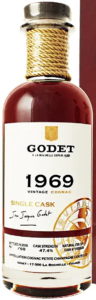 1969 petite champagne, 47.4%, 50 years old (2019), 48 bottles made