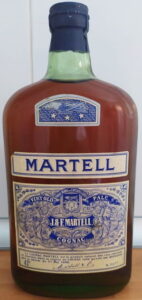 With 42% stated and 0.73cl (very small) on the lower right; much darker green glass
