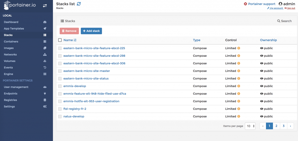 Docker UI