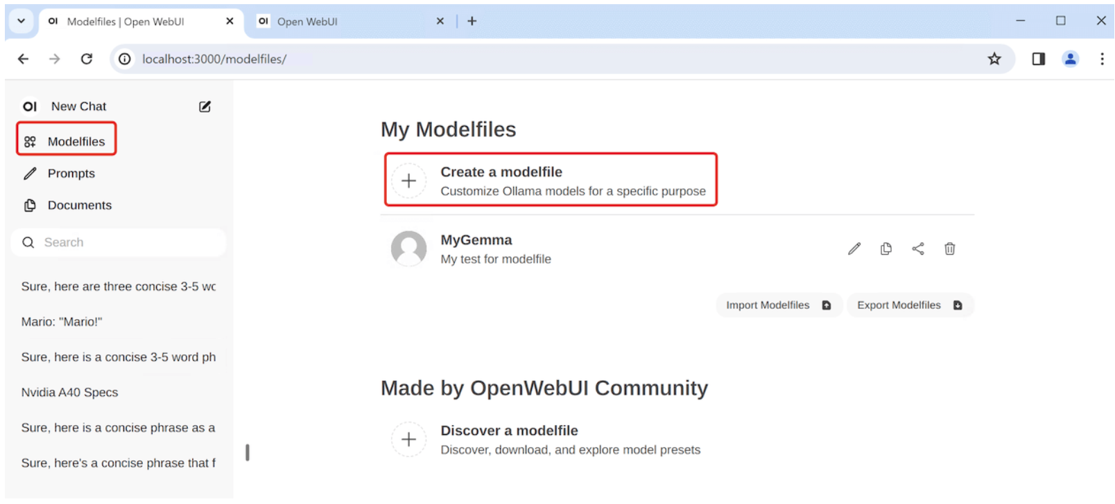 Openwebui Show