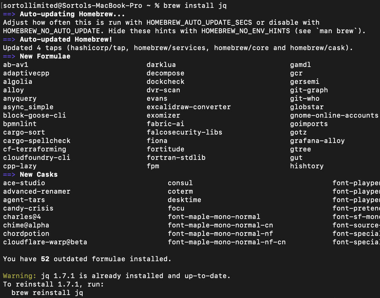 Install jq