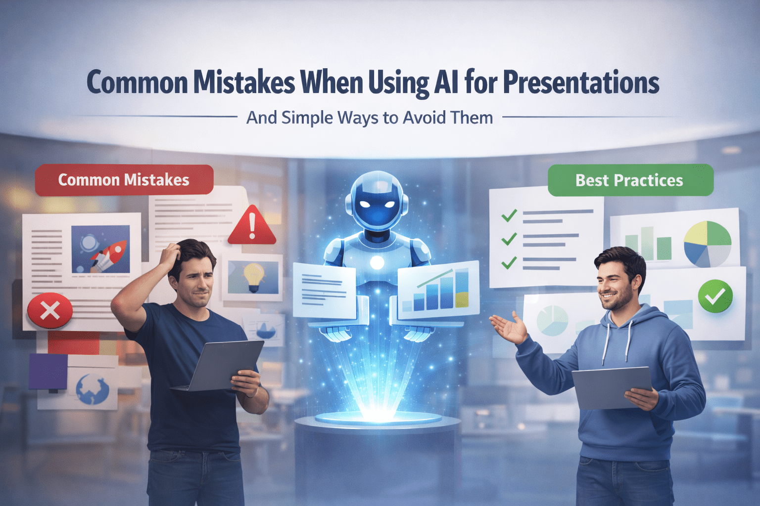 15 Mistakes to Avoid When Using AI for Presentations