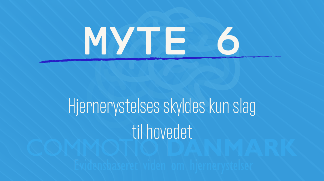 Hjernerystelsesmyte 6 - skyldes kun slag til hovedet