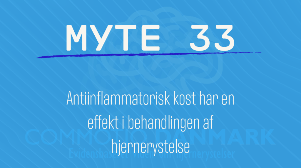 Antiinflammatorisk kost og hjernerystelse