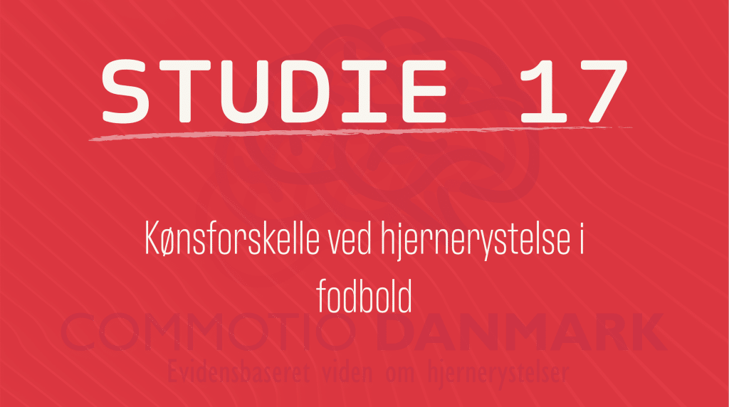 Kønsforskelle ved hjernerystelse i fodbold