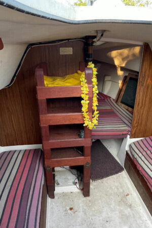 No Resrv True Auction-PERFECT 1ST BOAT- Graceful Small Ocean Cruiser EASY 2 SAIL