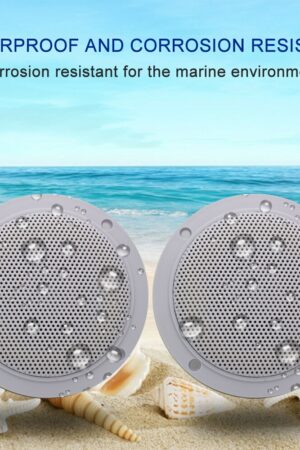GUZARE-Altavoces impermeables marinos de 4 pulgadas y 120 vatios, altavoces para RV, ATV, UTV, carrito de Golf, motocicleta, música al aire libre, barco, altavoz, 2 piezas