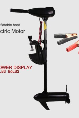 Motor de arrastre eléctrico para barco, propulsor accionado por batería de CC, bote inflable de pesca, balsa de bote, sal marina