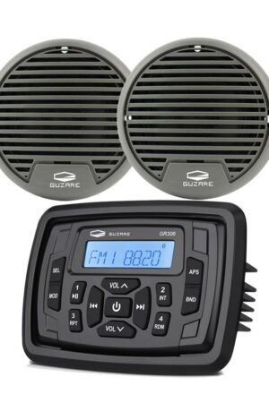 Sistema de sonido de Audio estéreo para barco, Radio marina con Bluetooth, reproductor MP3 para coche, FM, AM, impermeable, altavoz para motocicleta de 3 pulgadas